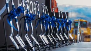 Photo of Shovel Lineup at GSR Arena Groundbreaking Ceremony on Tuesday, September 30, 2025.