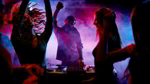 web banner for DJ Dance Party
