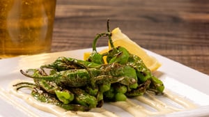 Plate of Blistered Shishito’s.