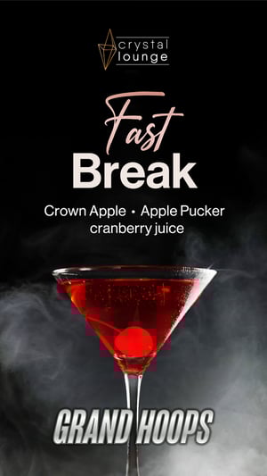 Promotion image of Fast Break drink.