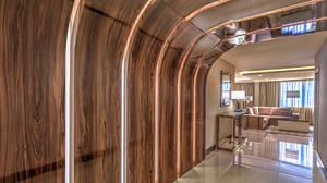Photo of entry hallway for the Ambassador Suite at Grand Sierra Resort in Reno, Nevada.