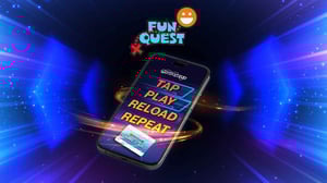 web banner for Mobile Wallet Game Card for Fun Quest