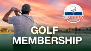 web banner for Golf Membership at Grand Bay Driving Range