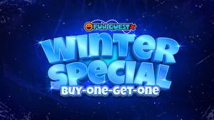 Logo for the Fun Quest's Winter Special Buy-One-Get-One