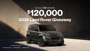 Promotion to win a $120,000 2026 Land Rover Giveaway.
